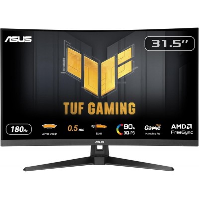 Монітор Asus 31.5" TUF Gaming VG32WQ3B 2xHDMI, DP, MM, VA, 2560x1440, 180Hz, 0.5ms, sRGB 120%, CURVED, AdaptiveSync, HDR10