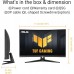 Монітор Asus 31.5" TUF Gaming VG32WQ3B 2xHDMI, DP, MM, VA, 2560x1440, 180Hz, 0.5ms, sRGB 120%, CURVED, AdaptiveSync, HDR10