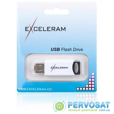 USB флеш накопитель eXceleram 32GB H2 Series White/Black USB 3.1 Gen 1 (EXU3H2W32)