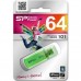 USB флеш накопитель Silicon Power 64GB Helios 101 Green USB 2.0 (SP064GBUF2101V1N)