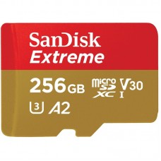 Карта пам'ятi SanDisk 256GB microSDXC C10 UHS-I U3 R160/W90MB/s Extreme V30 Карта пам'ятi SanDisk 256GB microSDXC C10 UHS-I U3 R160/W90MB/s Extreme V30