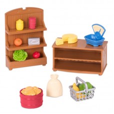 Набір аксесуарів Li'l Woodzeez Продуктові полички Набір аксесуарів Li'l Woodzeez Продуктові полички