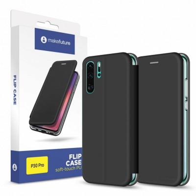 Чехол для моб. телефона MakeFuture Flip Case (Soft-Touch PU) Huawei P30 Pro Black (MCP-HUP30PBK)