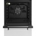 Плита Beko комбінована, 60л, 50x60см, дисплей, конвекція, чавун, білий