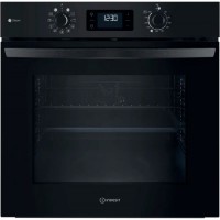 Духова шафа Indesit електрична, 71л, A+, дисплей, конвекція, чорний