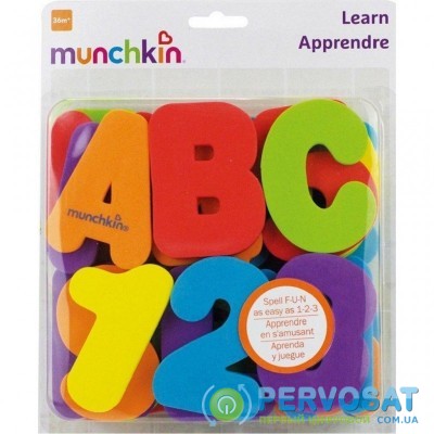 Игрушка для ванной Munchkin Буквы и цифры (01110802)