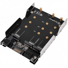 Адаптер Silver Stone 1xSFF-8643 2xSATA до SSD 2x m.2 SATA та NVMe (SST-SDP12) Адаптер Silver Stone 1xSFF-8643 2xSATA до SSD 2x m.2 SATA та NVMe (SST-SDP12)