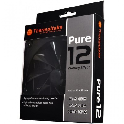 Кулер для корпуса ThermalTake Pure 12 (CL-F011-PL12BL-A)