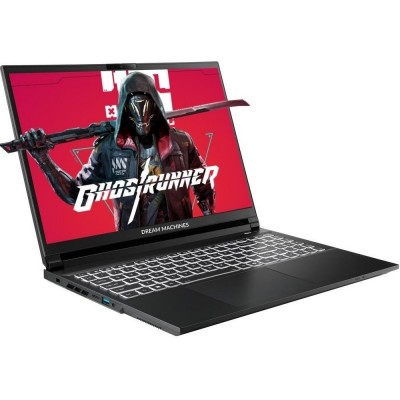 Ноутбук Dream Machines RT5060-15 15.3FHD+ IPS, AMD AI 9 HX 370, 32GB, F1TB, NVD5060-8, DOS, чорний Ноутбук Dream Machines RT5060-15 15.3FHD+ IPS, AMD AI 9 HX 370, 32GB, F1TB, NVD5060-8, DOS, чорний