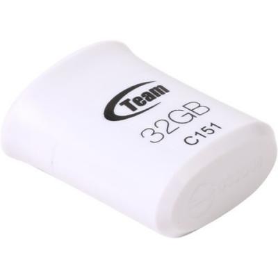 USB флеш накопитель Team 32GB C151 White USB 2.0 (TC15132GB01)