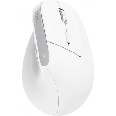 Миша Trust Bayo+ Multidevice Ergonomic, BT/WL/USB-A, біла