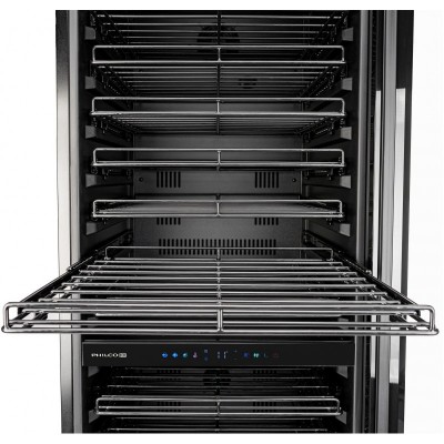 Холодильник Philco для вина,176x60x68, холод.відд.-418л, зон - 2, бут-131, диспл, підсвітка, чорний