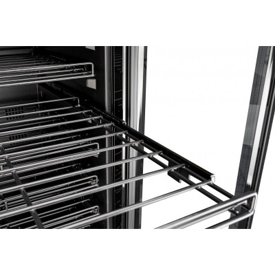 Холодильник Philco для вина,176x60x68, холод.відд.-418л, зон - 2, бут-131, диспл, підсвітка, чорний