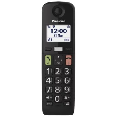 Радіотелефон DECT Panasonic KX-KX-TGU110UAB, чорний