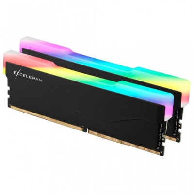 Модуль памяти для компьютера DDR4 16GB (2x8GB) 3600 MHz RGB X2 Series Black eXceleram (ERX2B416369AD)