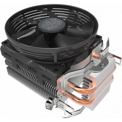 Cooler Master Процессорный кулер Cooler Master T20 LGA1200/115x/AM4/FM2(+)/AM3(+),3pin,1700об/мин,18.7dBA,TDP 100W