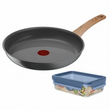 Сковорода Tefal Renew+контейнер Tefal Master Seal Eco,26см, 0.8л, алюміній, бакеліт, скло, сірий, прозорий Сковорода Tefal Renew+контейнер Tefal Master Seal Eco,26см, 0.8л, алюміній, бакеліт, скло, сірий, прозорий