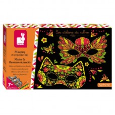 Набір для творчості Janod Маски з олівцями J07944 Набір для творчості Janod Маски з олівцями J07944
