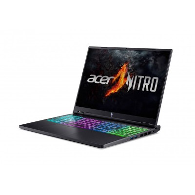 Ноутбук Acer Nitro 16 AN16-73 16&quot; WUXGA IPS, Intel i7-14650HX, 16GB, F1TB, NVD4060-8, Lin, чорний