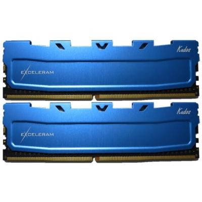 Модуль пам'яті для комп'ютера DDR4 8GB (2x4GB) 2400 MHz Blue Kudos eXceleram (EKBLUE4082417AD)