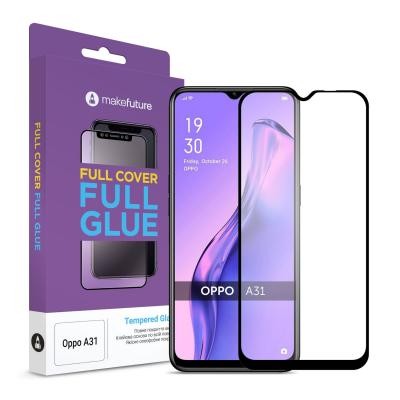 Стекло защитное MakeFuture Oppo A31 Full Cover Full Glue (MGF-OPA31)