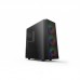 Корпус 2E GAMING OBERON (GX912) MidT,2xUSB3.0,3x120мм LED, акрил(бічна панель),без БЖ,чорний