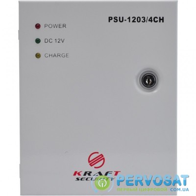 Блок питания для систем видеонаблюдения Kraft Energy PSU-1203/4CH