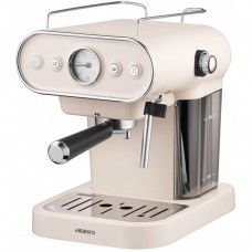 Кавоварка Ardesto FCM-E15BG - 1050 Вт/ріжкова/ резервуар 1.2 л./бежевий+метал
