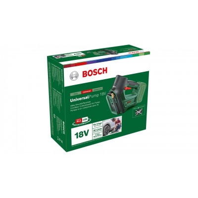 Компресор автомобільний акумуляторний Bosch UniversalPump, 18 В, без АКБ та ЗП