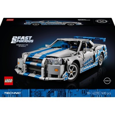 Конструктор LEGO Technic Подвійний форсаж Автомобіль Nissan Skyline GT-R (R34)