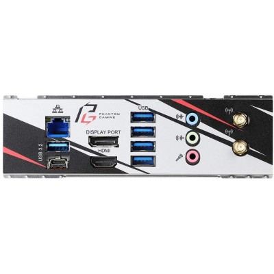 Материнcька плата ASRock B550 PHANTOM GAMING-ITX/AX sAM4 B550 2DDR4 HDMI-DP M.2 802.11ax+BT5.1 Type-C mITX