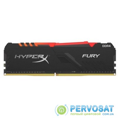 Пам'ять до ПК Kingston DDR4 3200 16GB HyperX Fury RGB