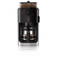 Кавоварка Philips крапельна Grind & Brew, 1,2л, мелена+ зерна, чорно-метал Кавоварка Philips крапельна Grind & Brew, 1,2л, мелена+ зерна, чорно-метал