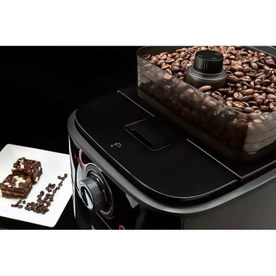 Кавоварка Philips крапельна Grind & Brew, 1,2л, мелена+ зерна, чорно-метал