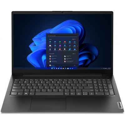 Ноутбук Lenovo V15 15.6&quot; FHD IPS AG, AMD R3-7320U, 8GB, F256GB, UMA, DOS, чорний