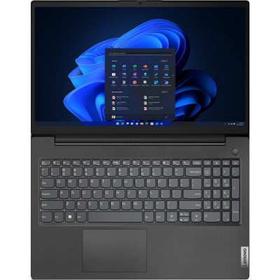 Ноутбук Lenovo V15 15.6&quot; FHD IPS AG, AMD R3-7320U, 8GB, F256GB, UMA, DOS, чорний