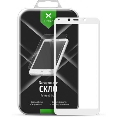 Скло захисне Vinga для Xiaomi Redmi 6A (White) (VTPGS-R6AW)