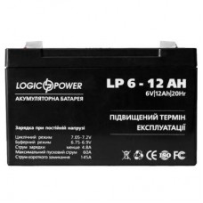 Батарея до ДБЖ LogicPower 6В 12 Ач (2572) Батарея до ДБЖ LogicPower 6В 12 Ач (2572)