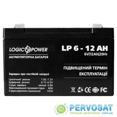 Батарея к ИБП LogicPower 6В 12 Ач (2572)