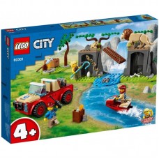 Конструктор LEGO City Позашляховик для порятунку диких тварин 60301 Конструктор LEGO City Позашляховик для порятунку диких тварин 60301