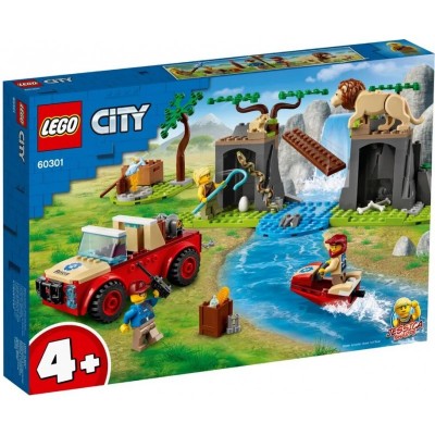 Конструктор LEGO City Позашляховик для порятунку диких тварин 60301