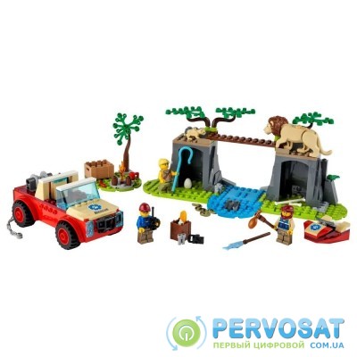 Конструктор LEGO City Позашляховик для порятунку диких тварин 60301
