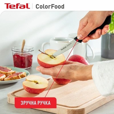 Набір ножів Tefal ColorFood 3 предмети, нержавіюча сталь