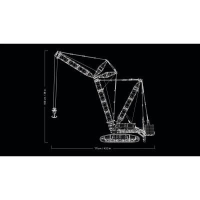 Конструктор LEGO Technic Гусеничний підйомний кран Liebherr LR 13000