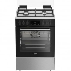 Плита Beko комбінована, 72л, 60x60см, дисплей, конвекція, чавун, чорний Плита Beko комбінована, 72л, 60x60см, дисплей, конвекція, чавун, чорний