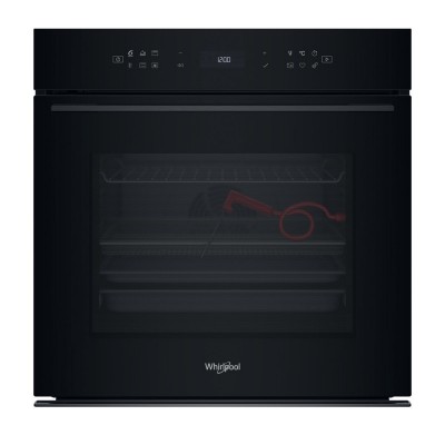 Духова шафа Whirlpool електрична, 73л, A+, дисплей, конвекція, піроліз, телескопічні напрямні, чорний