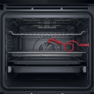 Духова шафа Whirlpool електрична, 73л, A+, дисплей, конвекція, піроліз, телескопічні напрямні, чорний