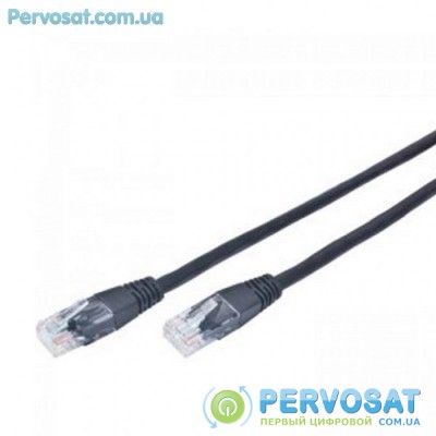 Патч-корд 0.5м Cablexpert (PP12-0.5M/BK)