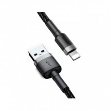 Дата кабель USB 2.0 AM to Lightning 3.0m 2.0A grey-black Baseus (CALKLF-RG1) Дата кабель USB 2.0 AM to Lightning 3.0m 2.0A grey-black Baseus (CALKLF-RG1)