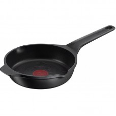 Сковорода Tefal Robusto, 24см, покриття Titanium, індукція, Thermo-Spot, алюм., чорний Сковорода Tefal Robusto, 24см, покриття Titanium, індукція, Thermo-Spot, алюм., чорний
